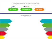 Tablet Screenshot of micro-solve.com